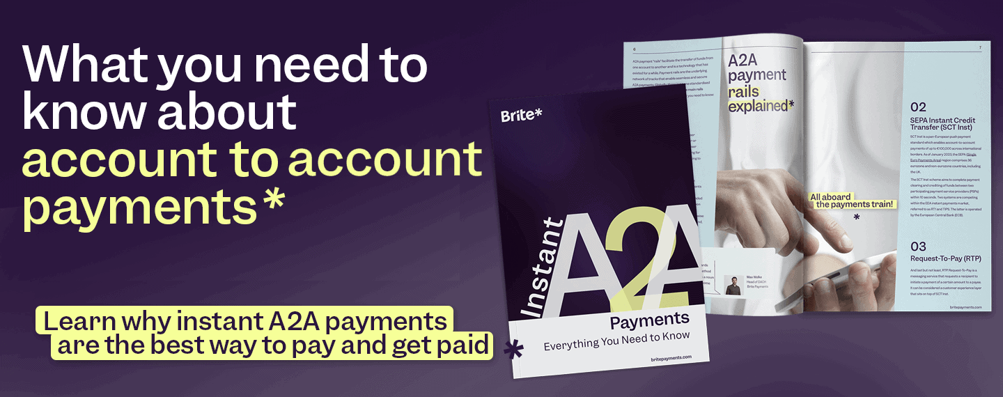 A2A payments explainer link banner for desktop.