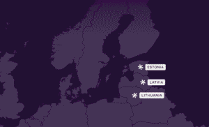 Image with the Baltic countries highlighted.