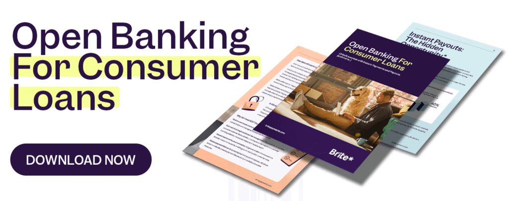 Open Banking for Consumer Loans banner banner on Essential Consumer Lending Trends 2026 desktop