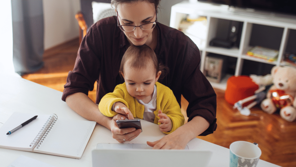 What is a Third-Party Provider, or TPP header image – with a baby!
