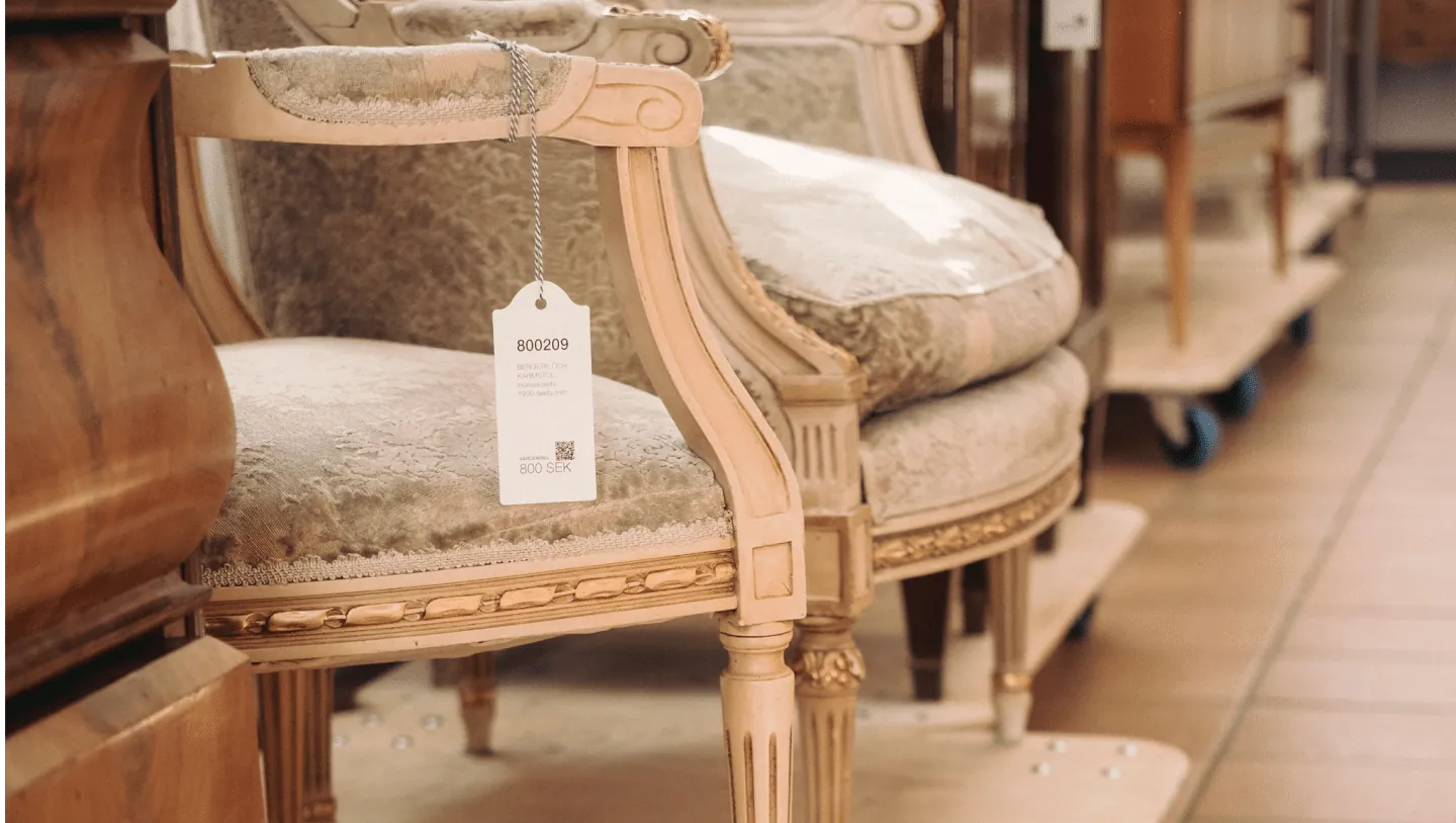 Picture of a chair for sale