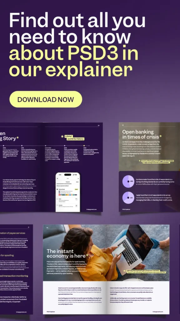 Find out more about regulations similar to eIDAS such as PSD3 mobile banner