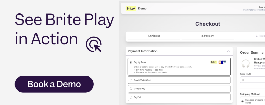 Book a demo for Brite Play desktop banner