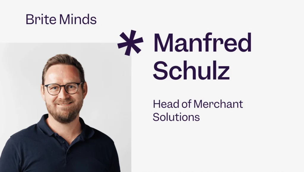 Portrait of Manfred Schulz Head of Merchant Solutions at Brite