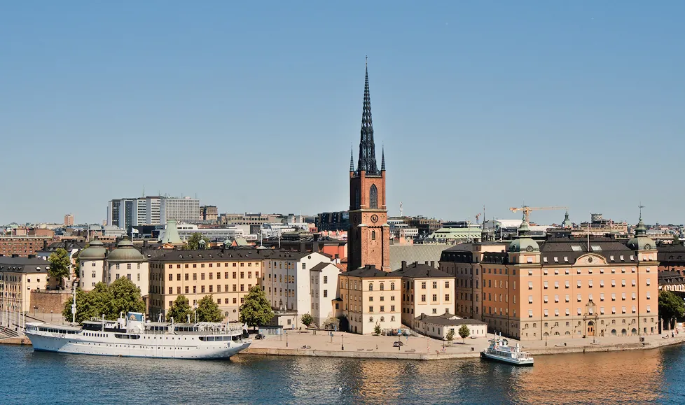 A picture of Stockhom's old town which is close to where Brite Payment's Swedish HQ is.